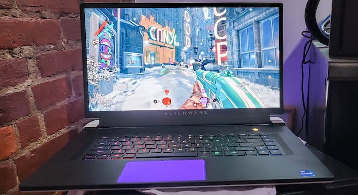 Alienware x17 display and screen