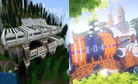 Futuristic Minecraft Buildings Fit for A Sci-Fi World