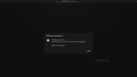 How to Fix Nvidia GeForce Experience Error Code 0x0003 Nvidia GeForce Experience Error Code 0x0003 message