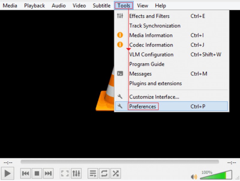 VLC Player Settings - Preferences