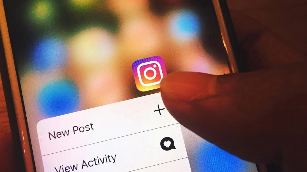 Instagram new post interface