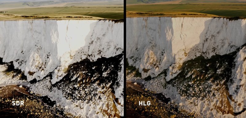 SDR vs HLG Result