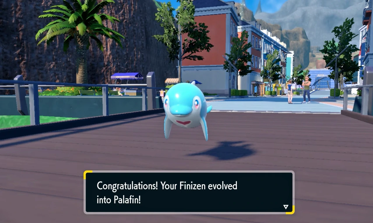 Finizen Evolution into Palafin