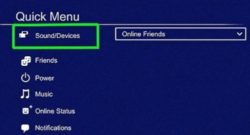 Go to Quick Menu in Settings