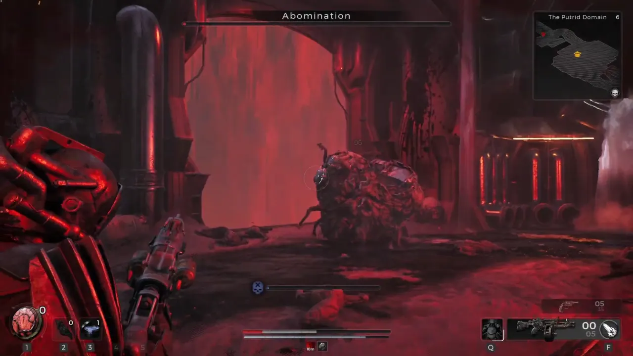 remnant 2 abomination boss fight scene