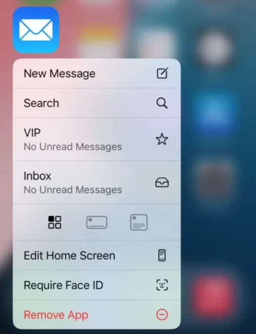 Image showing screen to lock app on iOS 18