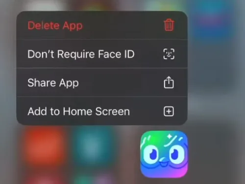 iOS 18 Unhide App Screen