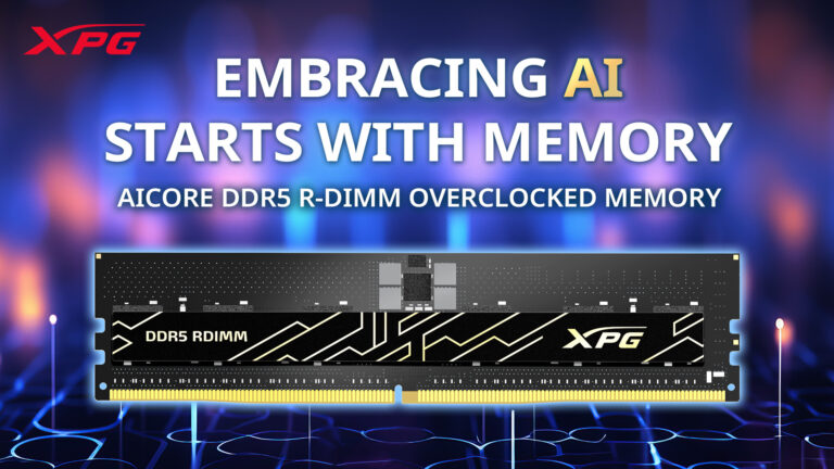 XPG Makes Its Workstation Debut By Introducing AICORE R-DIMM Overclocked DDR5 Memory, Up To 8000 MT/s For Threadripper & Xeon