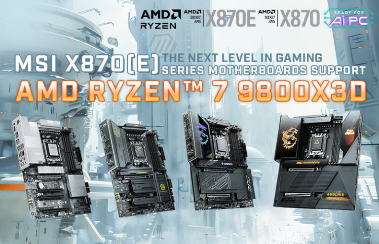 MSI Brings Full Support For AMD Ryzen 7 9800X3D On 800 & 600-Series AM5 Motherboards With AGESA 1.2.0.2a BIOS