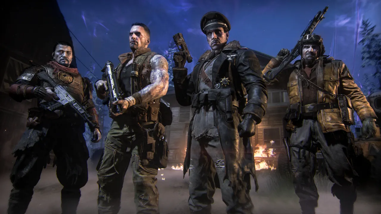 Shot of soldier with different weapons in hand in Black Ops 7.