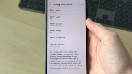 How to Check Battery Health on Android: 4 Quick Ways Android battery health settings screen showing battery usage and health status.